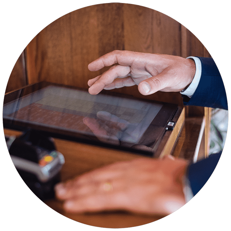 Cash register restaurant Trivec Cash register restaurant