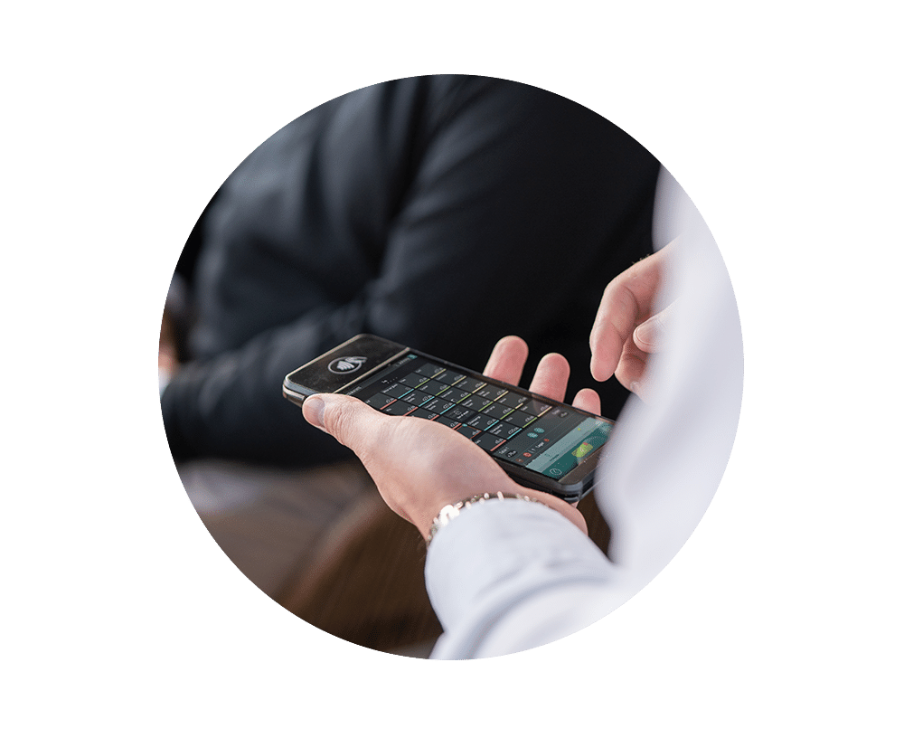 HandyPay order at the table Trivec HandyPay order at table